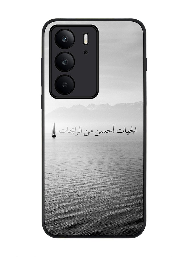 Stylizedd غطاء لجهاز Realme C75x / C75 4G، حماية كاميرا رفيعة، غطاء هاتف مضاد للصدمات رقيق - المستقبل أفضل - Image 1